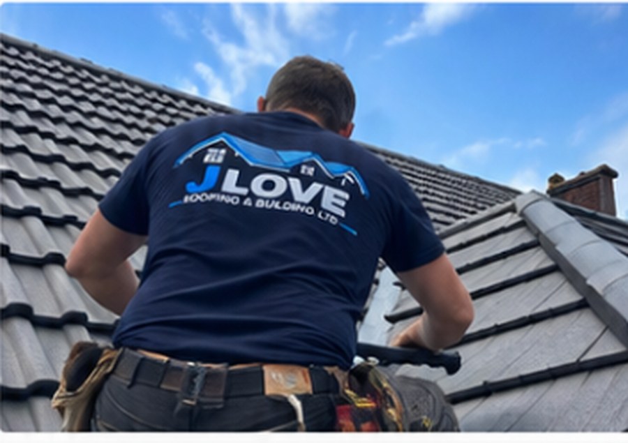 Roofing work